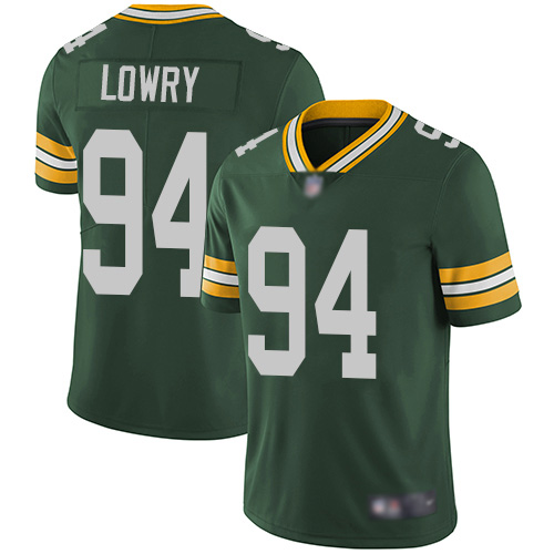 Green Bay Packers Limited Green Men #94 Lowry Dean Home Jersey Nike NFL Vapor Untouchable